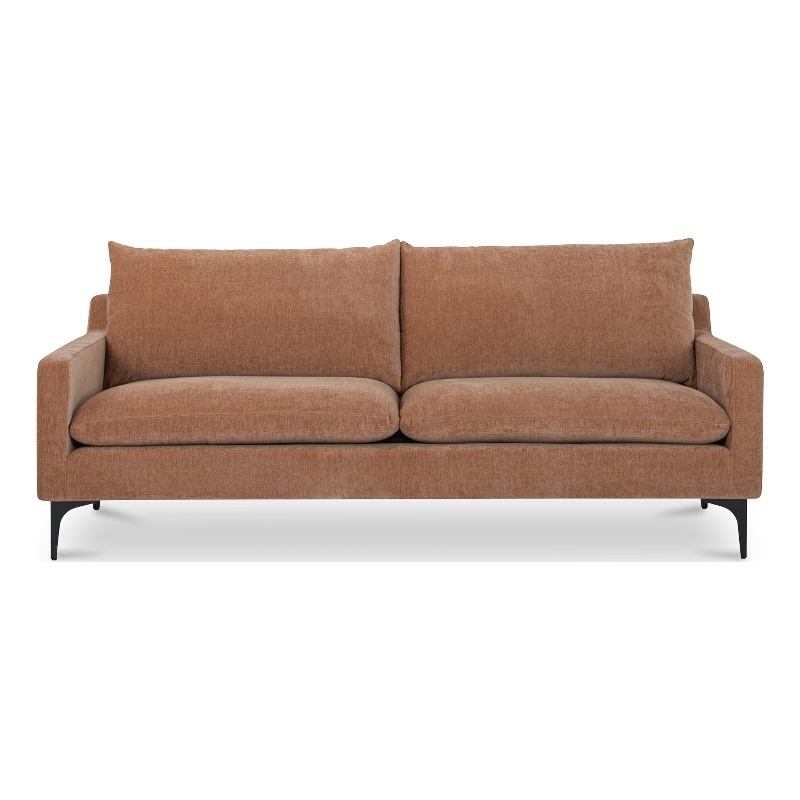 Moe's Home Collection Paris Sofa Fabric Pink
