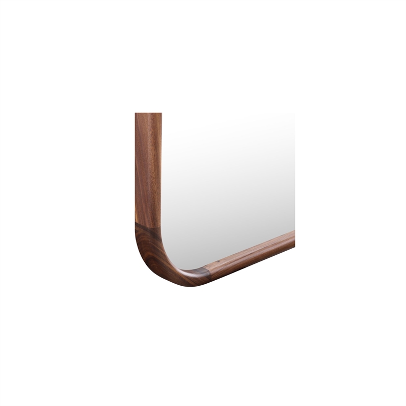 Moe's Home Collection Kai Mirror Wood Brown