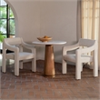 Moe's Home Collection Elise Dining Chair Fabric Gray