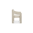 Moe's Home Collection Elise Dining Chair Fabric Gray