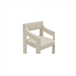 Moe's Home Collection Elise Dining Chair Fabric Gray