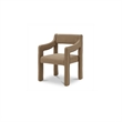 Moe's Home Collection Elise Dining Chair Fabric Brown