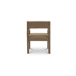 Moe's Home Collection Elise Dining Chair Fabric Brown