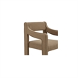 Moe's Home Collection Elise Dining Chair Fabric Brown