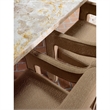 Moe's Home Collection Elise Dining Chair Fabric Brown