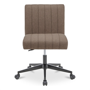 Moe's Home Collection Sally Office Chair Fabric Brown