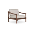 Moe's Home Collection Delilah Outdoor Chair Wood Brown