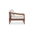 Moe's Home Collection Delilah Outdoor Chair Wood Brown