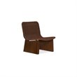 Moe's Home Collection Savanna Outdoor Chair Wood Brown
