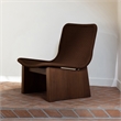 Moe's Home Collection Savanna Outdoor Chair Wood Brown