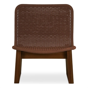 Moe's Home Collection Savanna Outdoor Chair Wood Brown