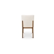 Moe's Home Collection Demi Dining Chair Fabric White
