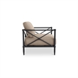 Moe's Home Collection Willow Outdoor Chair Fabric Brown