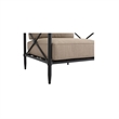 Moe's Home Collection Willow Outdoor Chair Fabric Brown