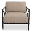 Moe's Home Collection Willow Outdoor Chair Fabric Brown