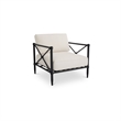 Moe's Home Collection Willow Outdoor Chair Fabric White