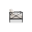 Moe's Home Collection Willow Outdoor Chair Fabric White