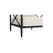 Moe's Home Collection Willow Outdoor Chair Fabric White