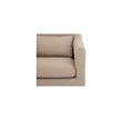 Moe's Home Collection Lydia Outdoor Chair Fabric Brown
