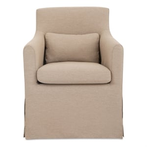 Moe's Home Collection Lydia Outdoor Chair Fabric Brown