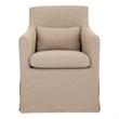 Moe's Home Collection Lydia Outdoor Chair Fabric Brown