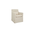 Moe's Home Collection Lydia Outdoor Chair Fabric White