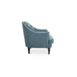 Moe's Home Collection Pandora Outdoor Chair Fabric Blue