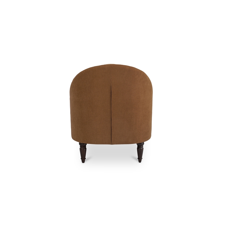 Moe's Home Collection Pandora Accent Chair Fabric Brown