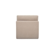 Moe's Home Collection Cates Slipper Chair Fabric Beige