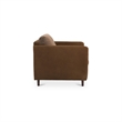 Moe's Home Collection Teller Accent Chair Fabric Brown