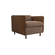 Moe's Home Collection Teller Accent Chair Fabric Brown