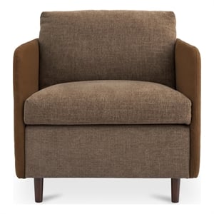 Moe's Home Collection Teller Accent Chair Fabric Brown