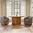 Moe's Home Collection Sandy Dining Chair Fabric Tan