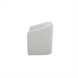 Moe's Home Collection Sandy Dining Chair Fabric White
