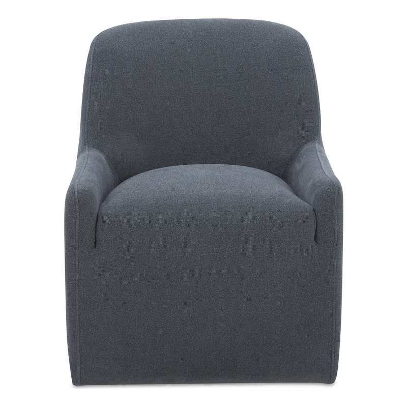 Moe's Home Collection Maisie Dining Chair Fabric Blue