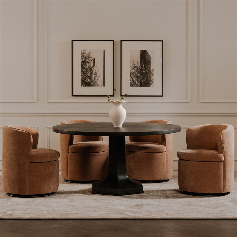 Moe's Home Collection Ethan Dining Table Metal Black
