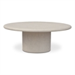 Moe's Home Collection Frida Outdoor Dining Table Concrete White