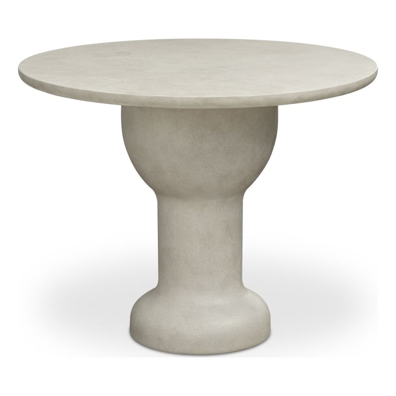 Moe's Home Collection Magnolia Outdoor Table Concrete White