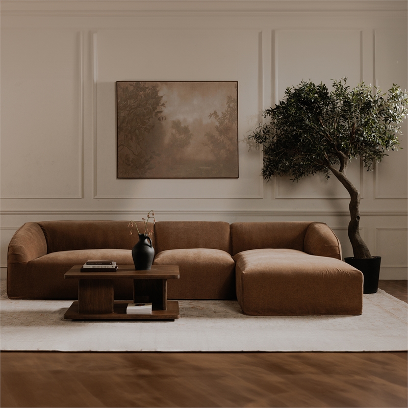 Moe's Home Collection Casey Coffee Table Wood Brown