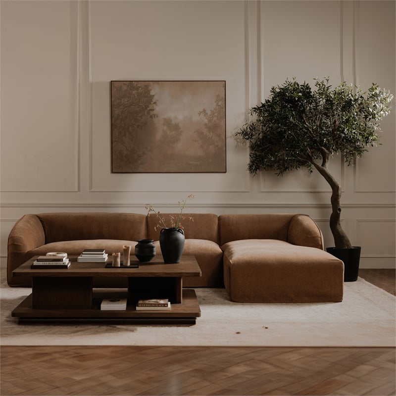 Moe's Home Collection Casey Coffee Table Wood Brown
