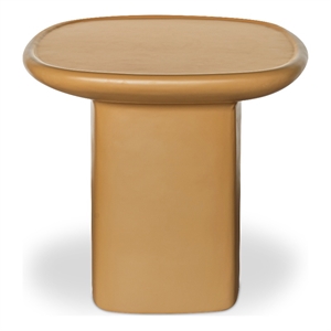 Moe's Home Collection Manon Outdoor Table Concrete Yellow