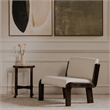 Moe's Home Collection Holli Side Table Stone White