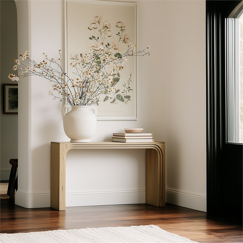 Moe's Home Collection Berkley Console Table Wood Natural