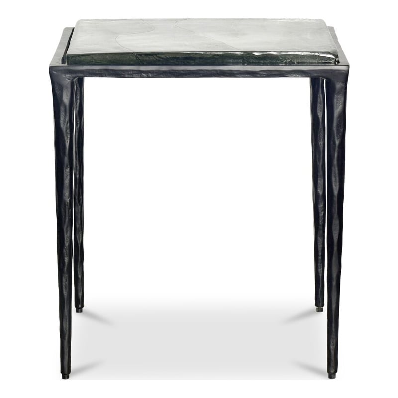 Moe's Home Collection Mari Side Table Metal Clear