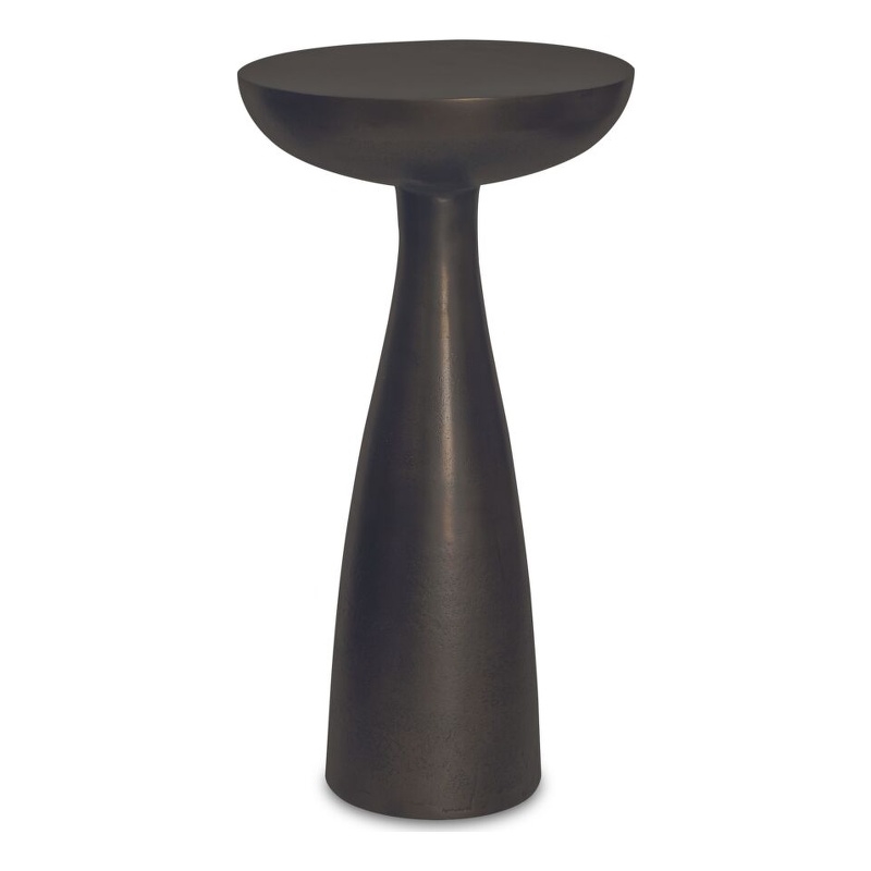 Moe's Home Collection Greta Side Table Metal Brown