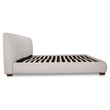 Moe's Home Collection Beau Storage Beds Fabric Gray