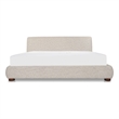 Moe's Home Collection Beau Storage Beds Fabric Gray