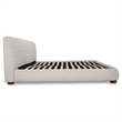 Moe's Home Collection Beau Storage Beds Fabric Gray