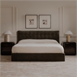 Moe's Home Collection Sebastion Storage Beds Fabric Green