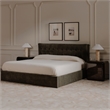 Moe's Home Collection Sebastion Storage Beds Fabric Green